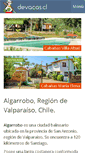 Mobile Screenshot of algarrobo-chile.com