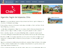 Tablet Screenshot of algarrobo-chile.com